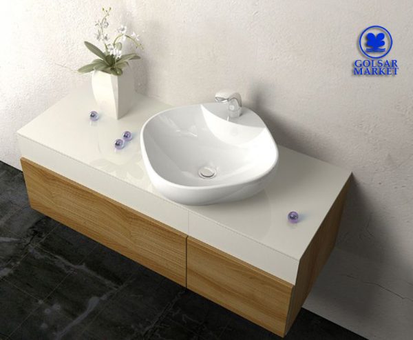 روکابینتی گلسار مدل لومینوس گوشه جاشیردار درجه 1